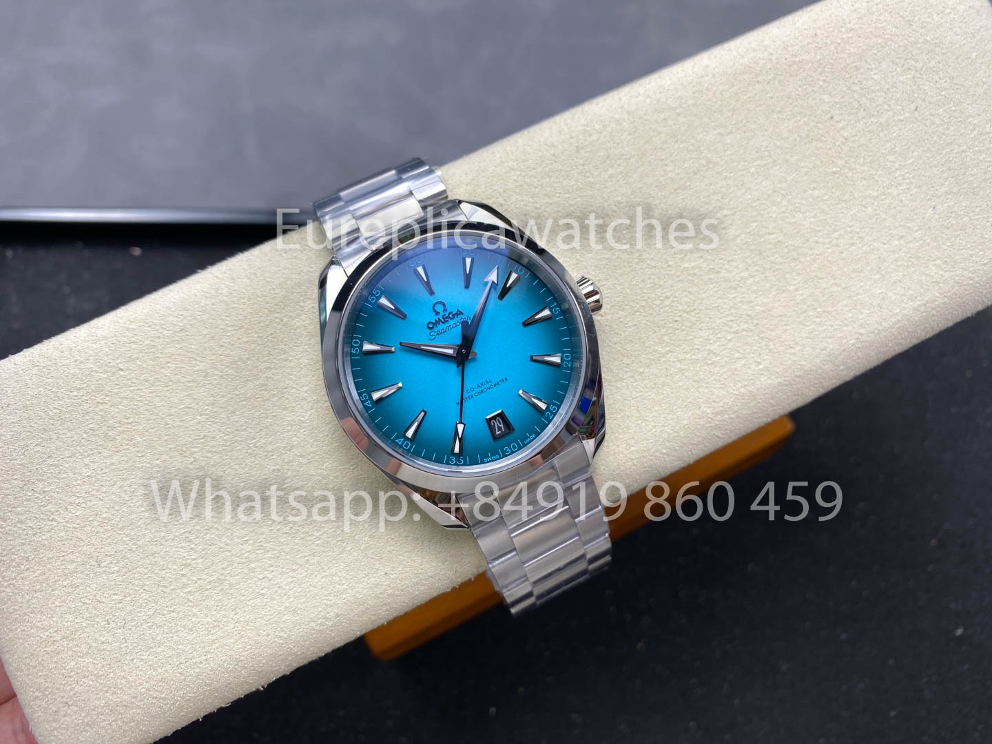réplica Omega Seamaster Tiffany cuadrante VS Fabbrica 1:1 Super Clone