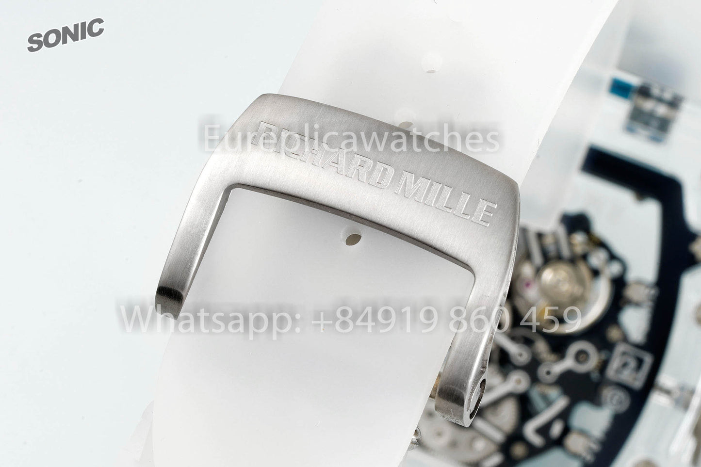 RICHARD MILLE RM055 AET REMOULD Transparent Black cinturino versione migliore 1:1 Sonic Fabbrica