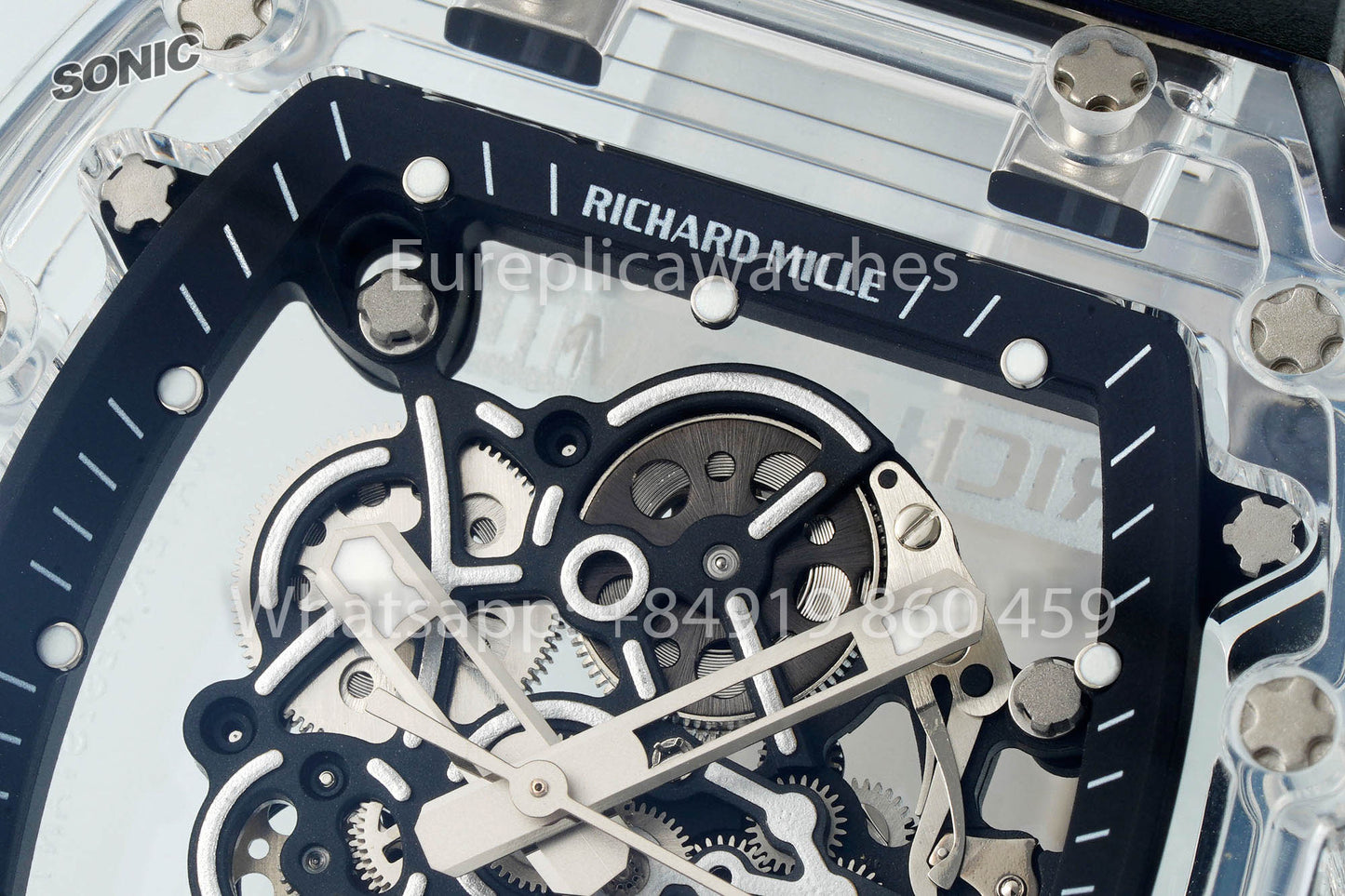 RICHARD MILLE RM055 AET REMOULD Black cinturino versione migliore 1:1 Sonic Fabbrica