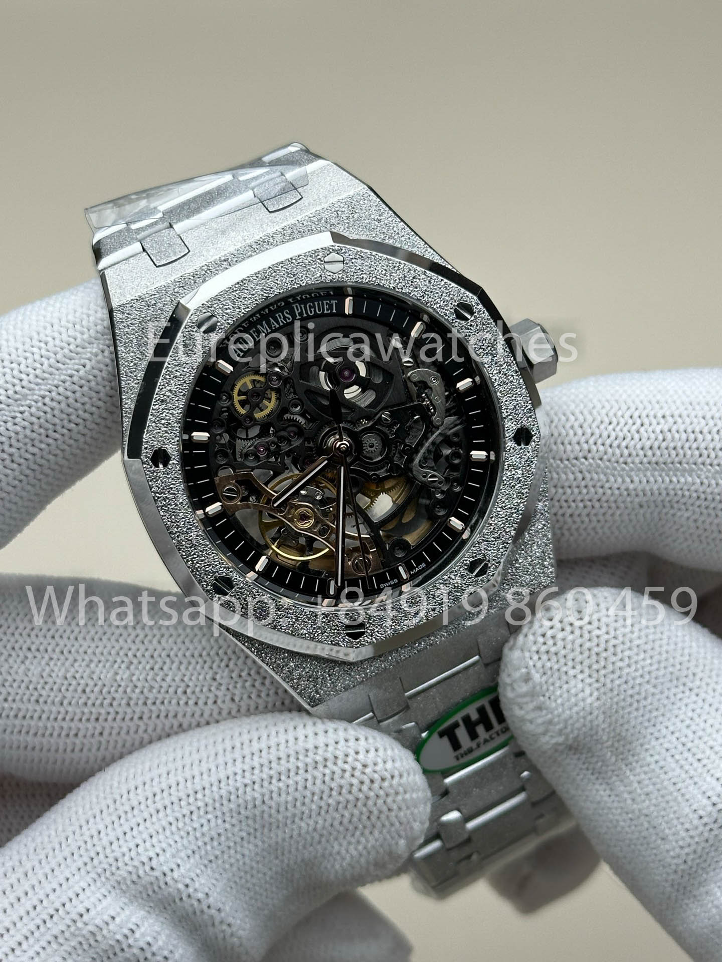 Audemars Piguet Royal Oak 15416 Frosted Gold versão melhor 1:1 THB Fabbrica