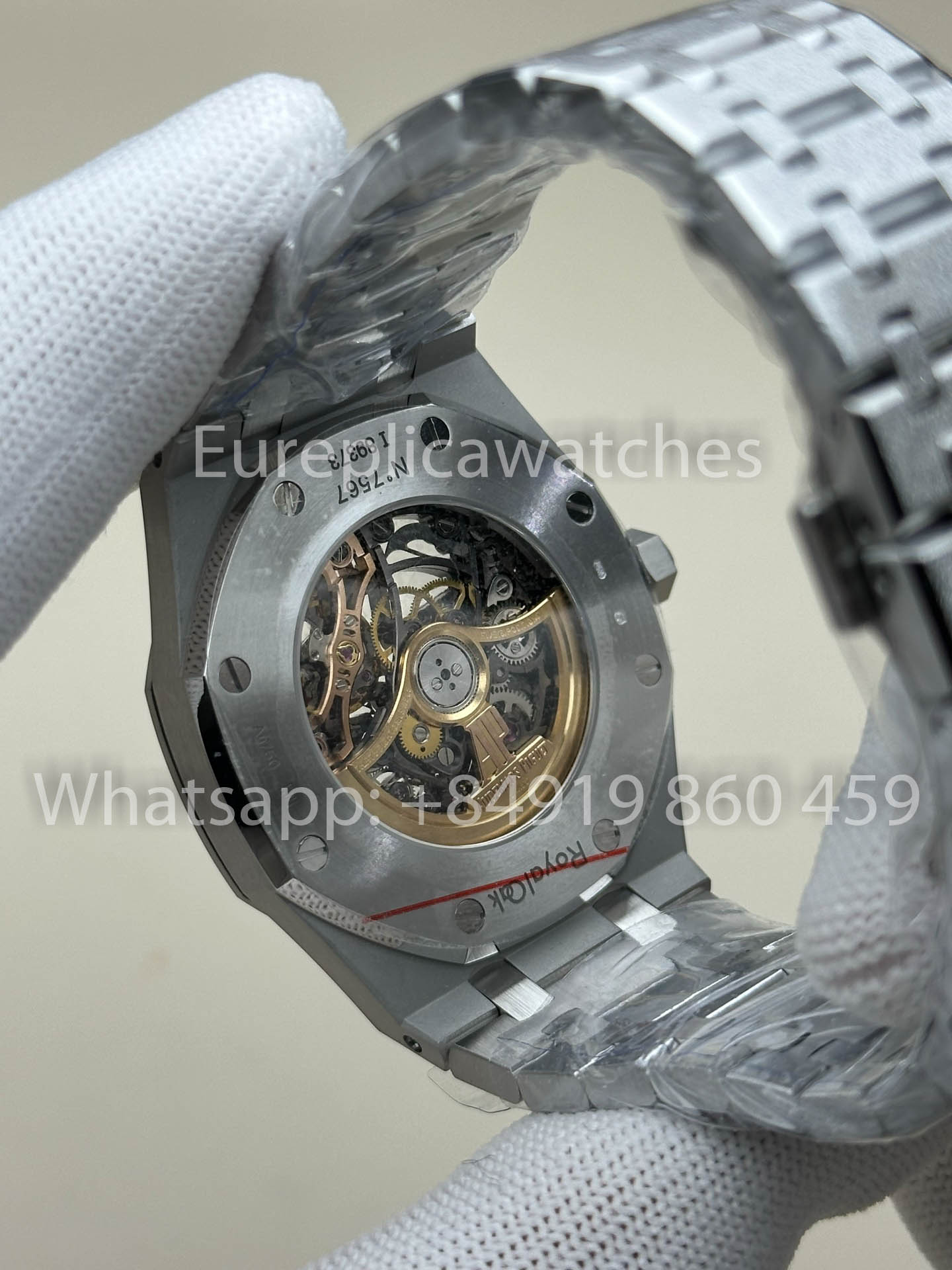 Audemars Piguet Royal Oak 15416 Frosted Gold versão melhor 1:1 THB Fabbrica