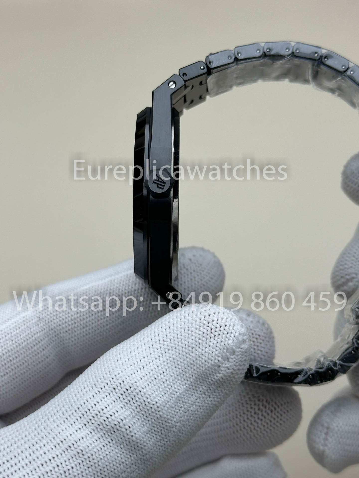 Audemars Piguet Royal Oak 15416 – Full Black Ceramic versão melhor 1:1 THB Fabbrica