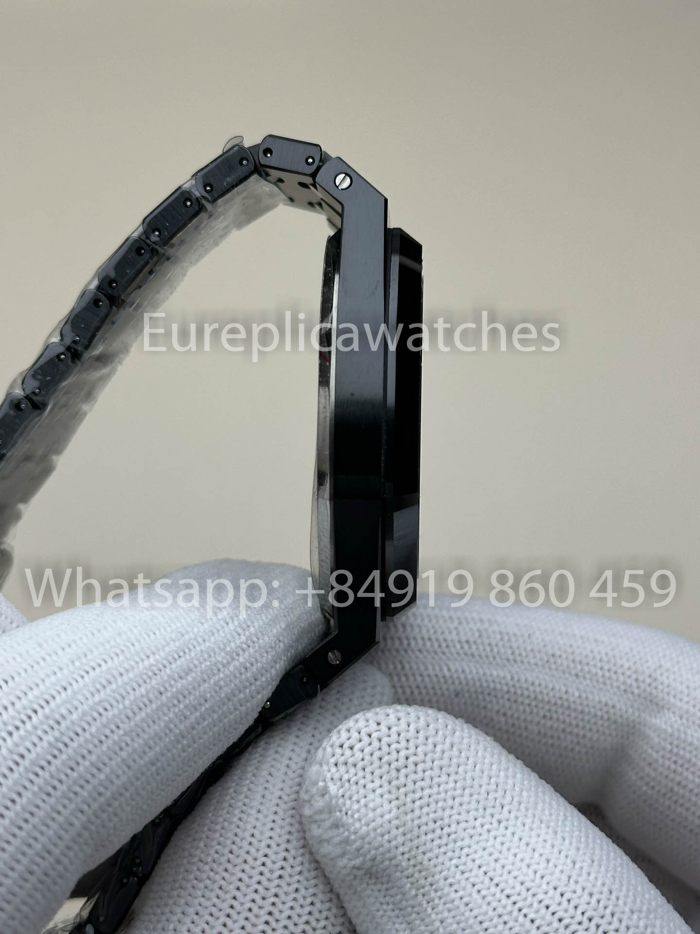Audemars Piguet Royal Oak 15416 – Full Black Ceramic versão melhor 1:1 THB Fabbrica