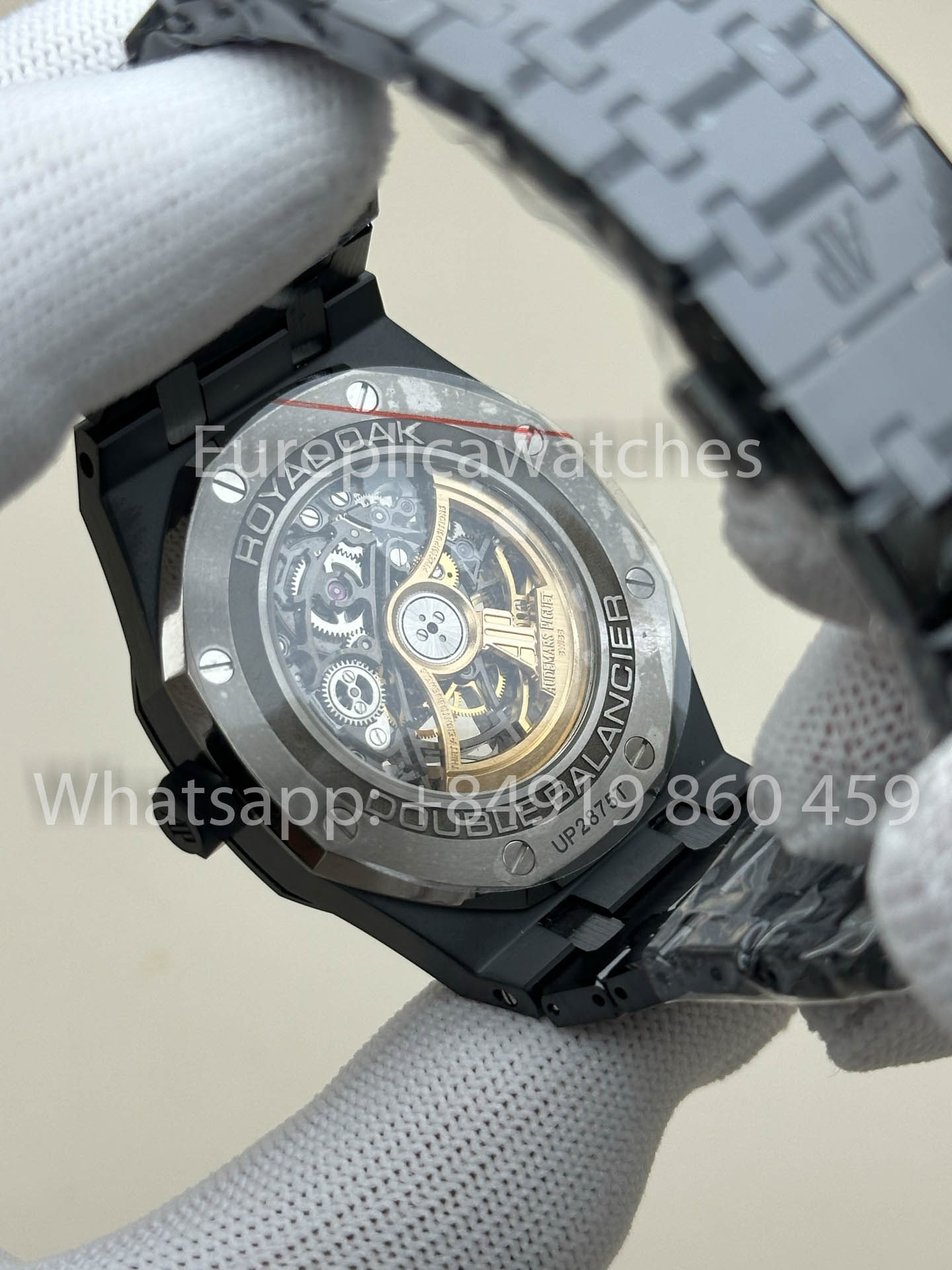 Audemars Piguet Royal Oak 15416 – Full Black Ceramic versão melhor 1:1 THB Fabbrica