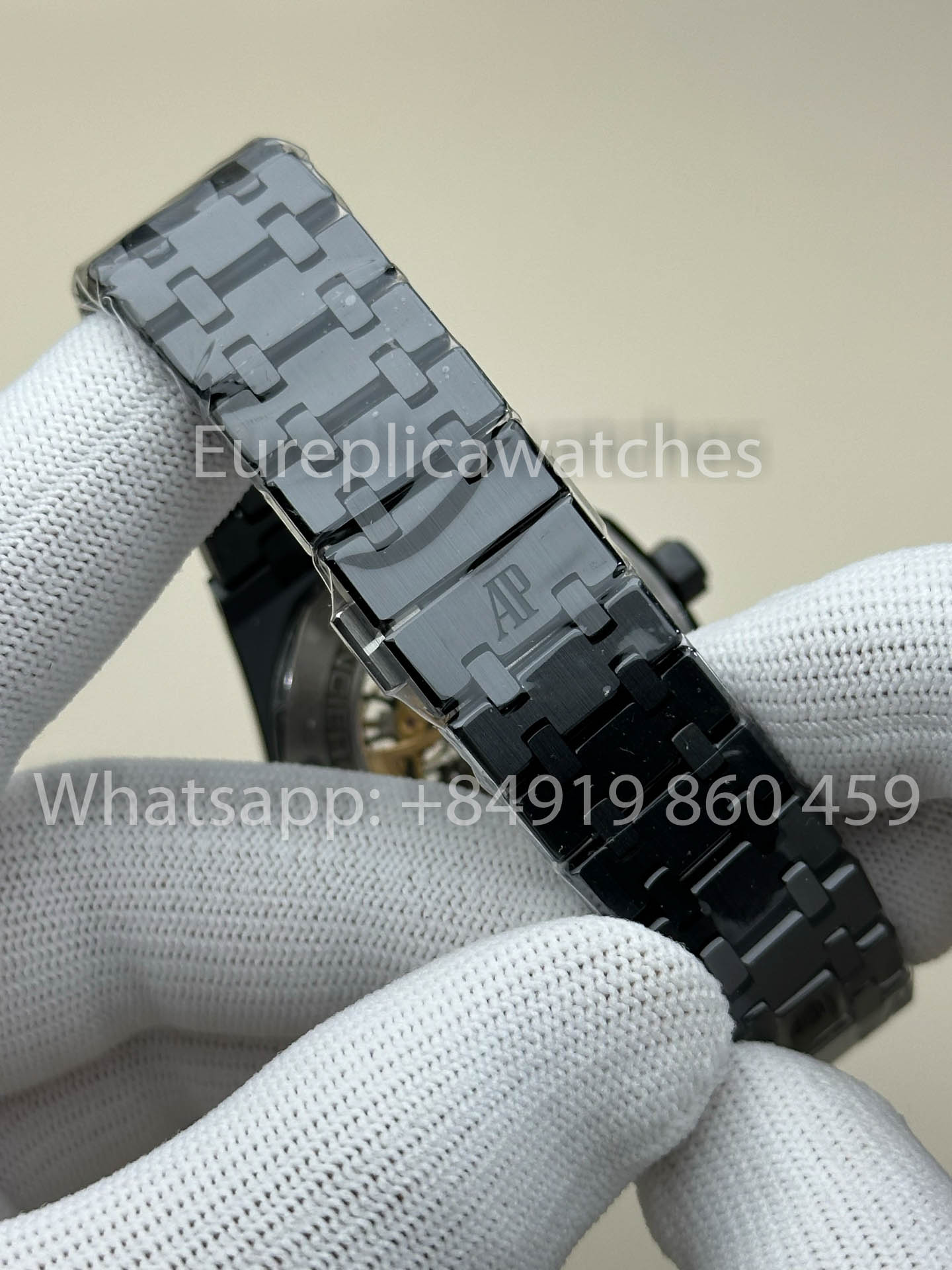 Audemars Piguet Royal Oak 15416 – Full Black Ceramic versão melhor 1:1 THB Fabbrica