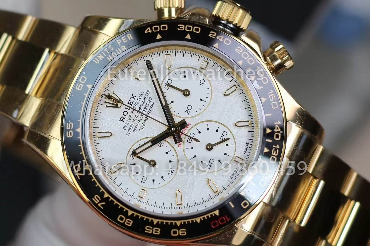 Rolex Daytona Le Mans 100th Anniversary Meteorite Dial versione migliore 1:1 PPM Fabbrica Yellow gold