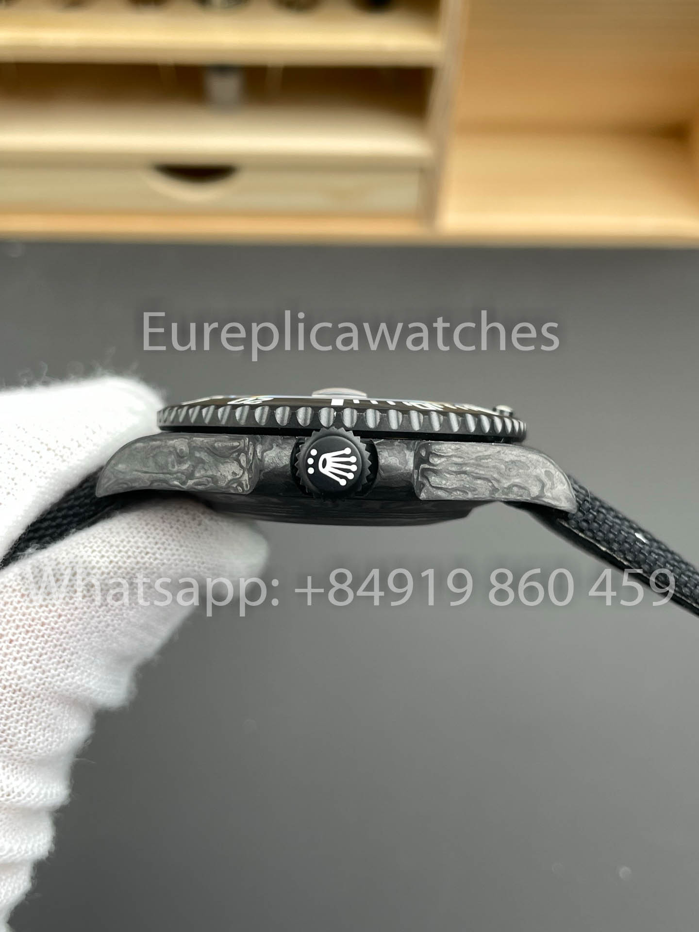 Rolex Submariner Diw Carbonio custom 1:1 VS Fabbrica Nero Edizione 2025