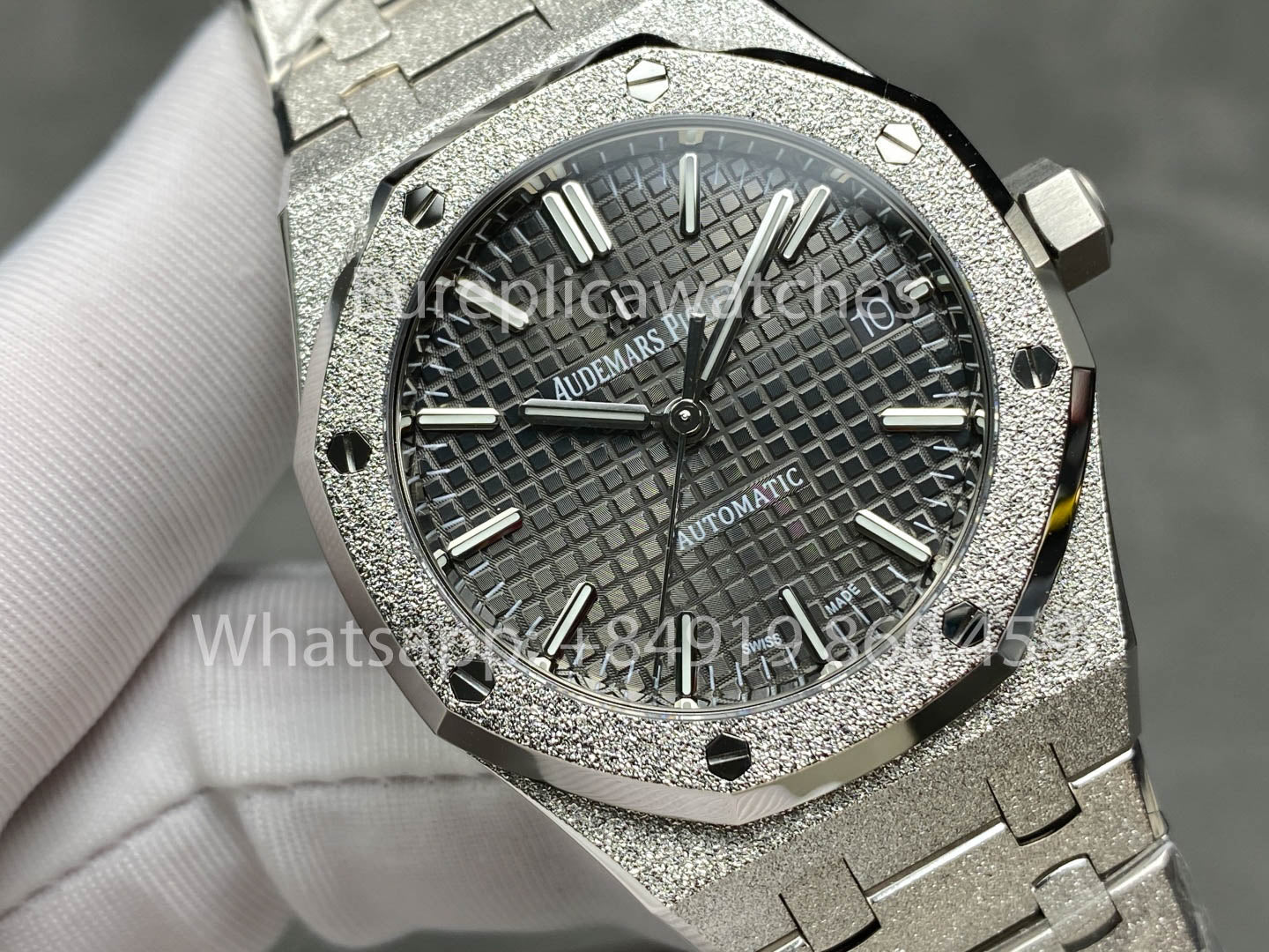 Audemars Piguet Royal Oak 15510ST.OO.1320ST.01 Frosted Oro versione migliore 1:1 APS Fabbrica Grigio quadrante