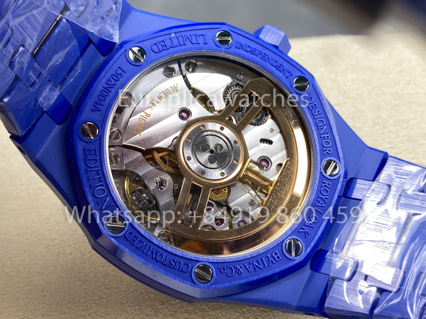 Audemars Piguet Royal Oak 15500ST quadrante bianco versione migliore 1:1 Blu ceramica Cassa APS Fabbrica