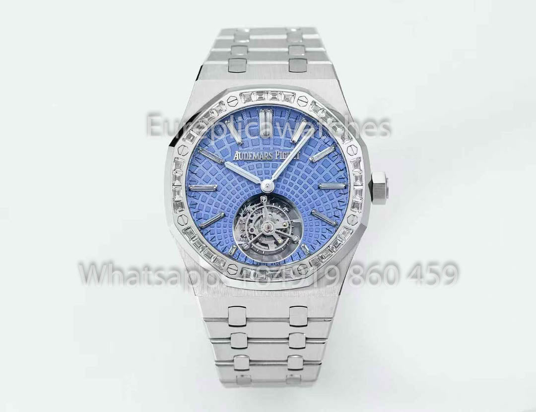 Audemars Piguet Royal Oak Tourbillon 26530ST.OO.1220ST.01 BBS Fabbrica versione migliore 1:1 Light quadrante blu