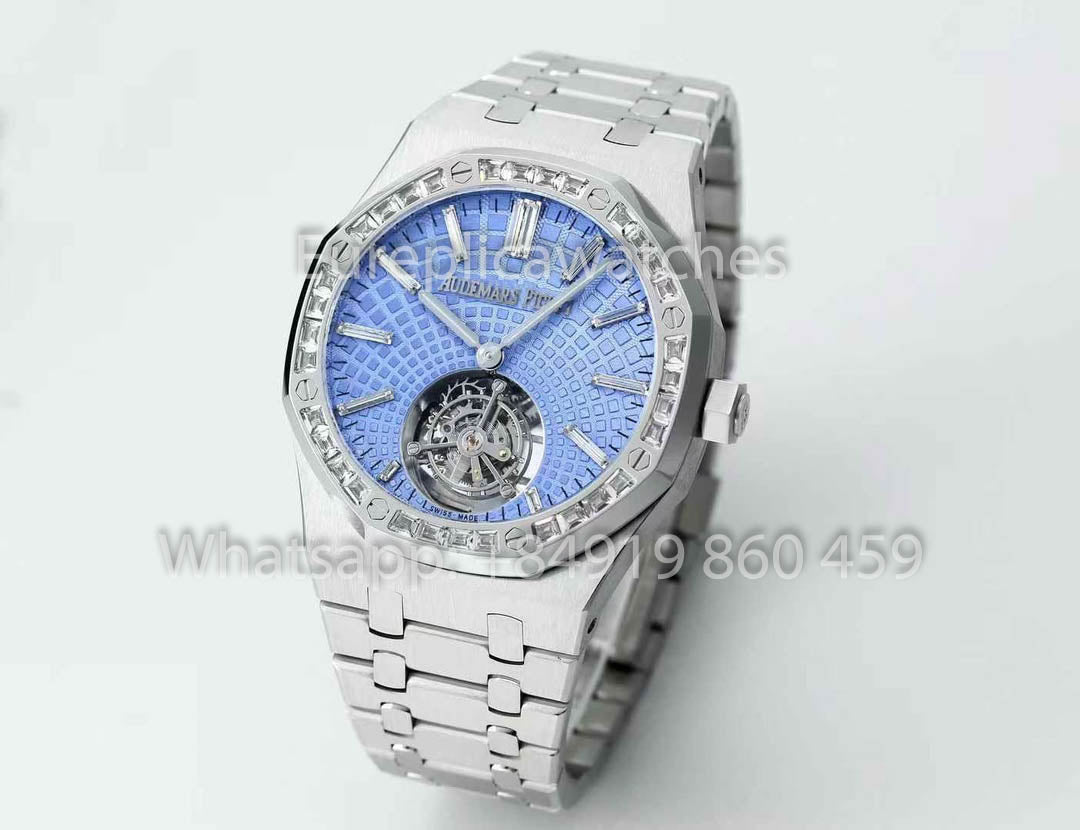 Audemars Piguet Royal Oak Tourbillon 26530ST.OO.1220ST.01 BBS Fabbrica versione migliore 1:1 Light quadrante blu