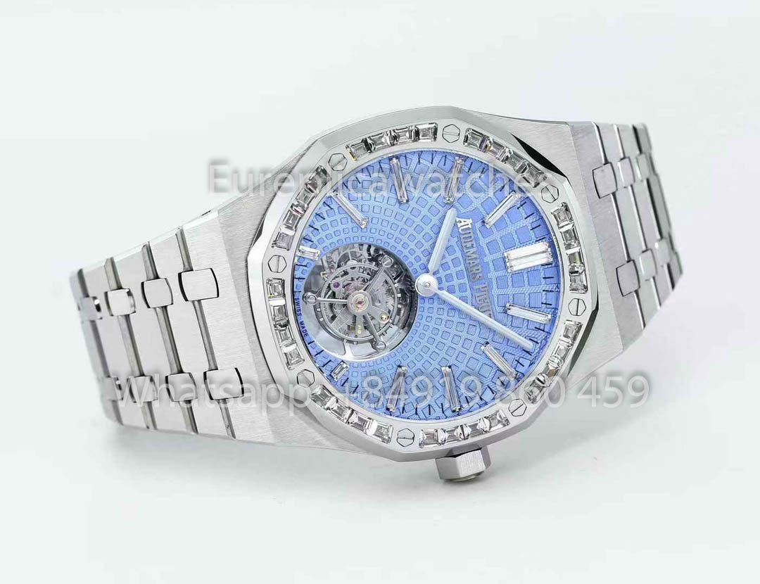 Audemars Piguet Royal Oak Tourbillon 26530ST.OO.1220ST.01 BBS Fabbrica versione migliore 1:1 Light quadrante blu