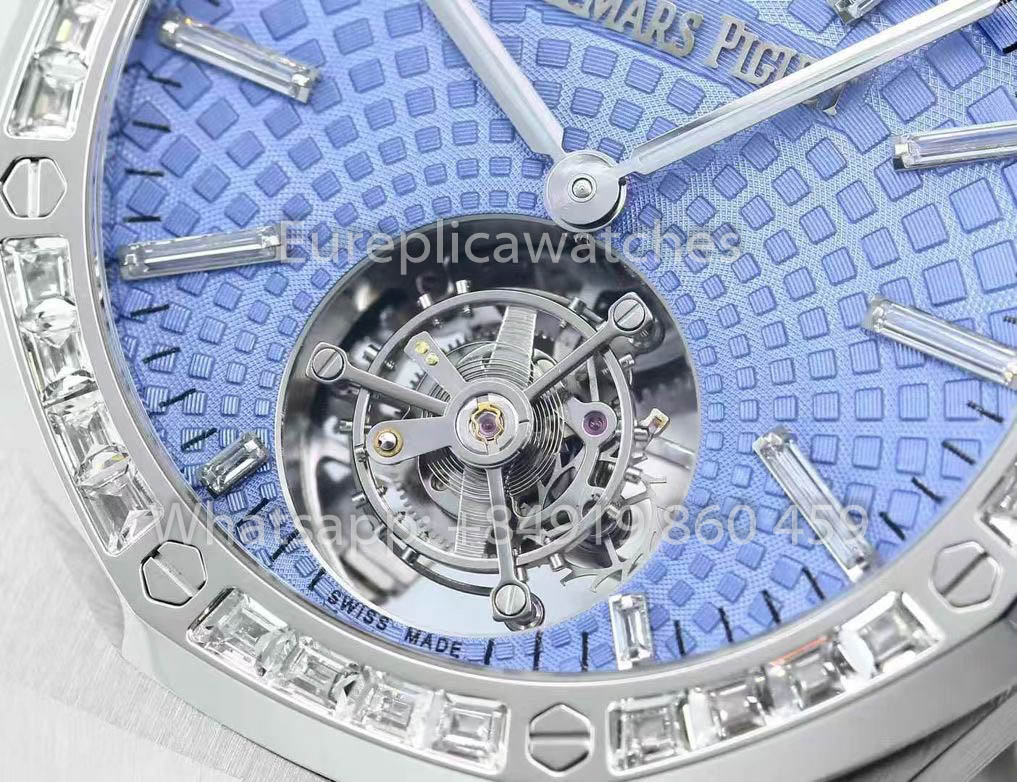 Audemars Piguet Royal Oak Tourbillon 26530ST.OO.1220ST.01 BBS Fabbrica versione migliore 1:1 Light quadrante blu