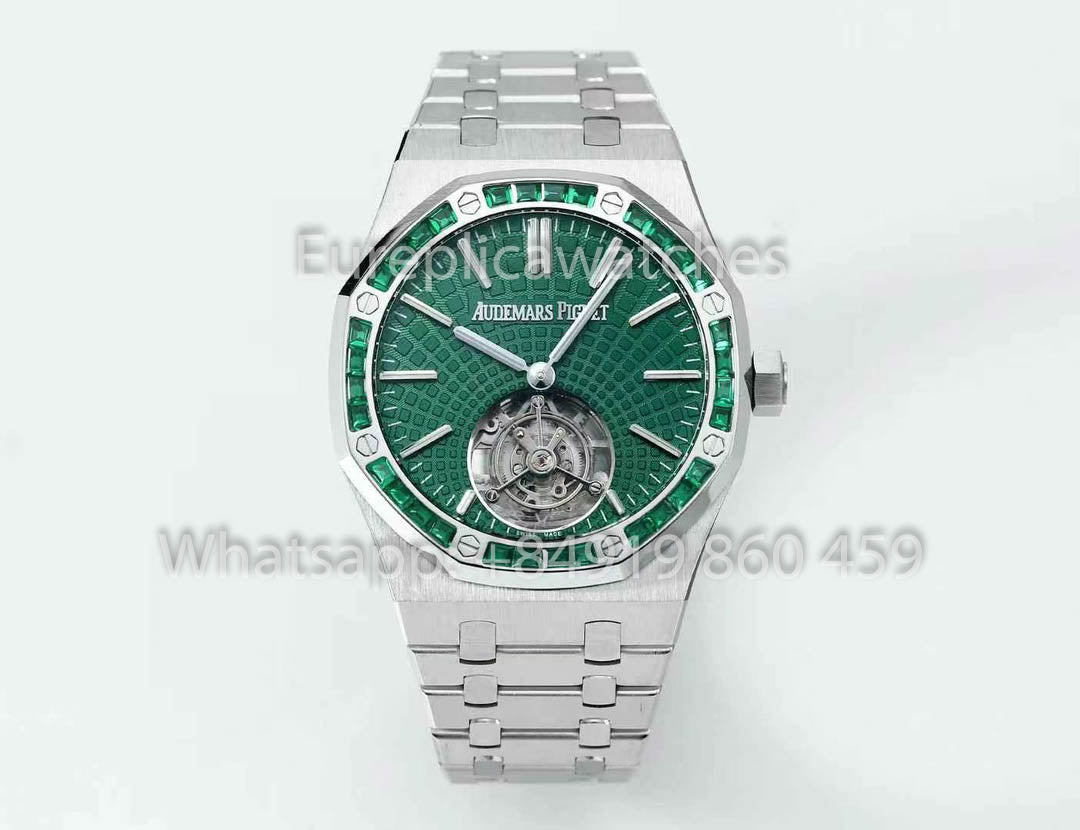 Audemars Piguet Royal Oak Tourbillon 26530ST.OO.1220ST.01 BBS Fabbrica versione migliore 1:1 quadrante verde