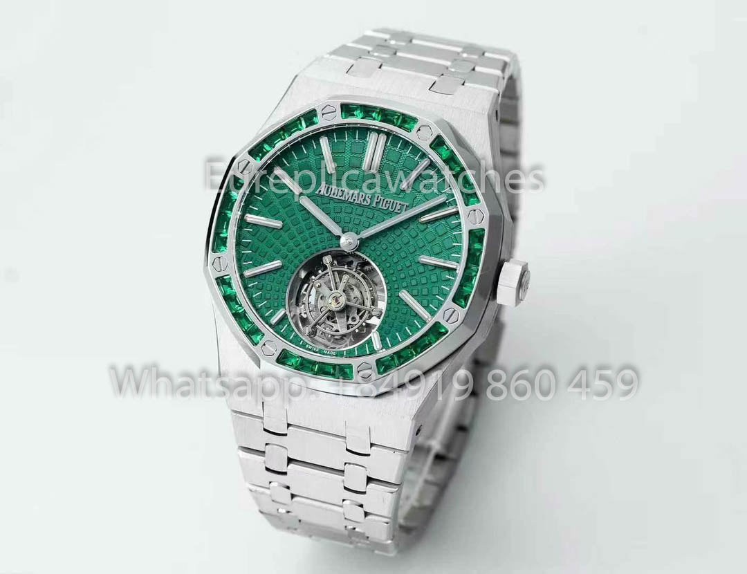 Audemars Piguet Royal Oak Tourbillon 26530ST.OO.1220ST.01 BBS Fabbrica versione migliore 1:1 quadrante verde