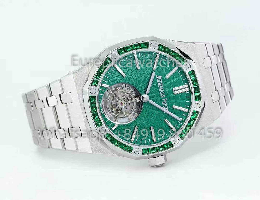 Audemars Piguet Royal Oak Tourbillon 26530ST.OO.1220ST.01 BBS Fabbrica versione migliore 1:1 quadrante verde