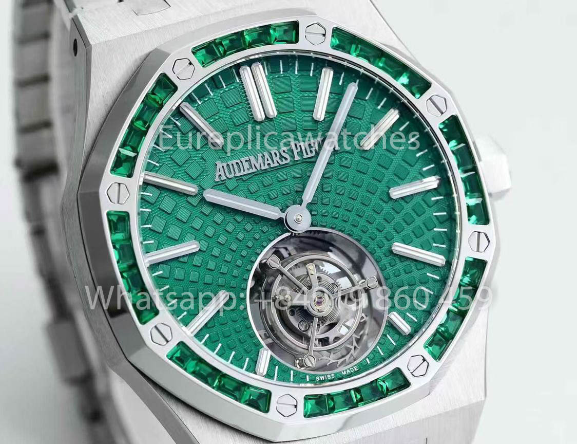 Audemars Piguet Royal Oak Tourbillon 26530ST.OO.1220ST.01 BBS Fabbrica versione migliore 1:1 quadrante verde