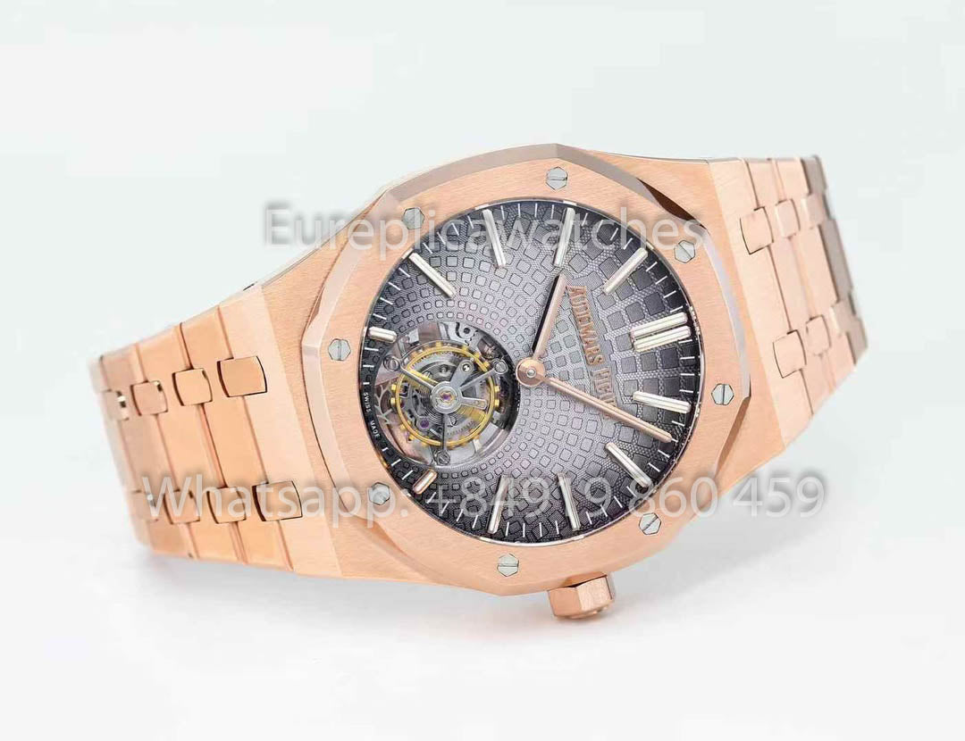 Audemars Piguet Royal Oak Tourbillon 26530ST.OO.1220ST.01 BBS Fabbrica versione migliore 1:1 Grigio quadrante RG