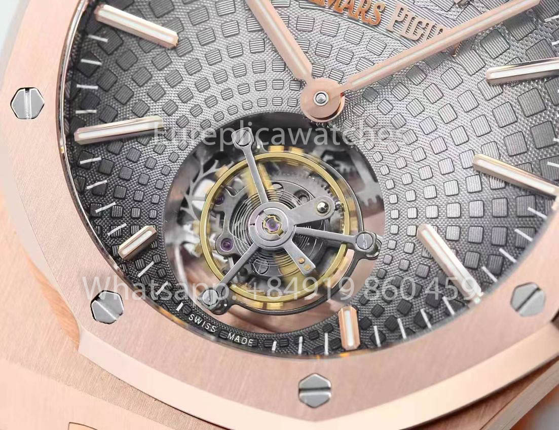 Audemars Piguet Royal Oak Tourbillon 26530ST.OO.1220ST.01 BBS Fabbrica versione migliore 1:1 Grigio quadrante RG