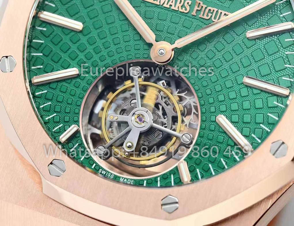 Audemars Piguet Royal Oak Tourbillon 26530ST.OO.1220ST.01 BBS Fabbrica versione migliore 1:1 quadrante verde RG