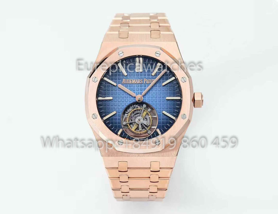 Audemars Piguet Royal Oak Tourbillon 26530ST.OO.1220ST.01 BBS Fabbrica versione migliore 1:1 quadrante blu RG