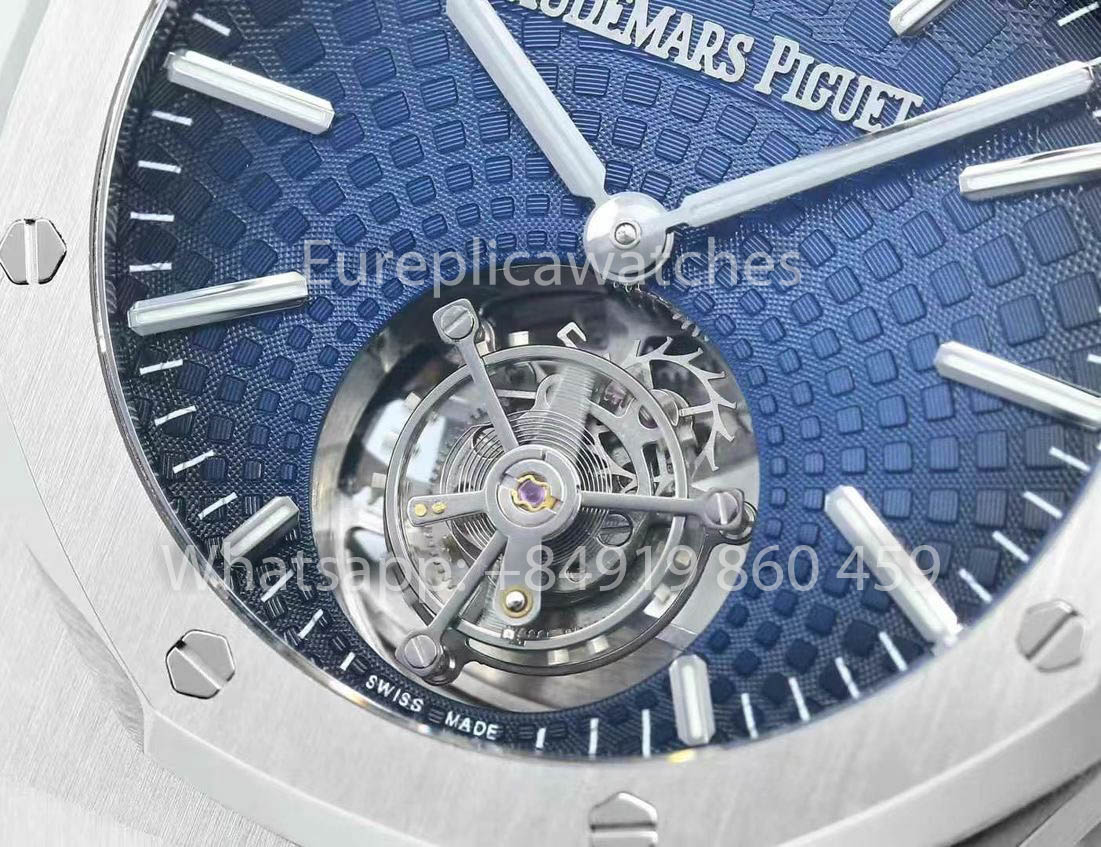 Audemars Piguet Royal Oak Tourbillon 26530ST.OO.1220ST.01 BBS Fabbrica versione migliore 1:1 Blu Argento