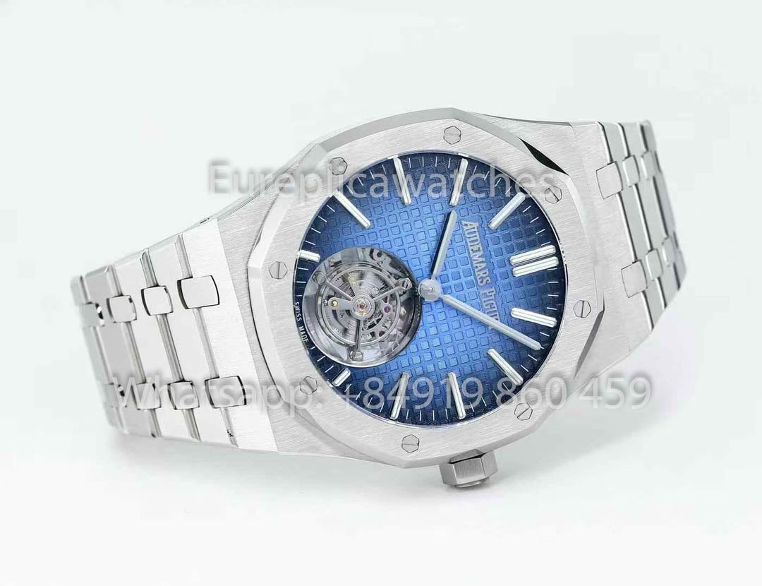 Audemars Piguet Royal Oak Tourbillon 26530ST.OO.1220ST.01 BBS Fabbrica versione migliore 1:1 Light Blu