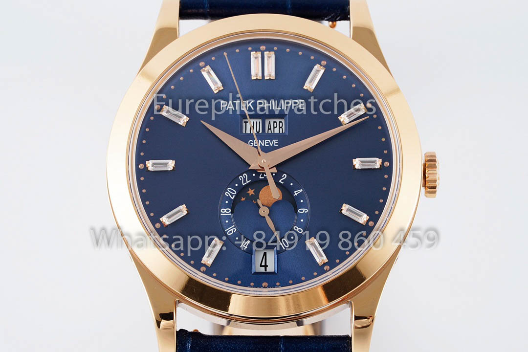 Patek Philippe Complications 5396R-015 PPF Fabbrica versione migliore 1:1 Blue Dial Rose Gold