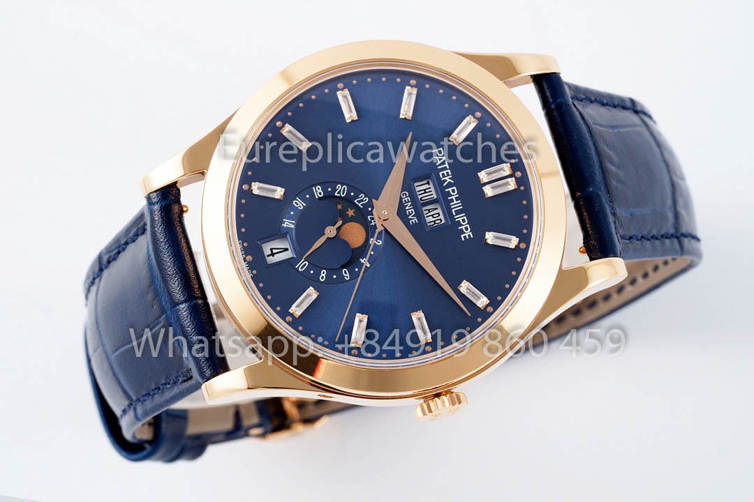 Patek Philippe Complications 5396R-015 PPF Fabbrica versione migliore 1:1 Blue Dial Rose Gold