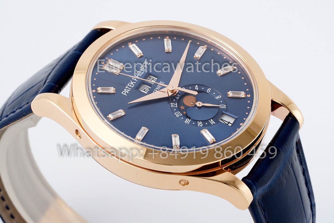 Patek Philippe Complications 5396R-015 PPF Fabbrica versione migliore 1:1 Blue Dial Rose Gold
