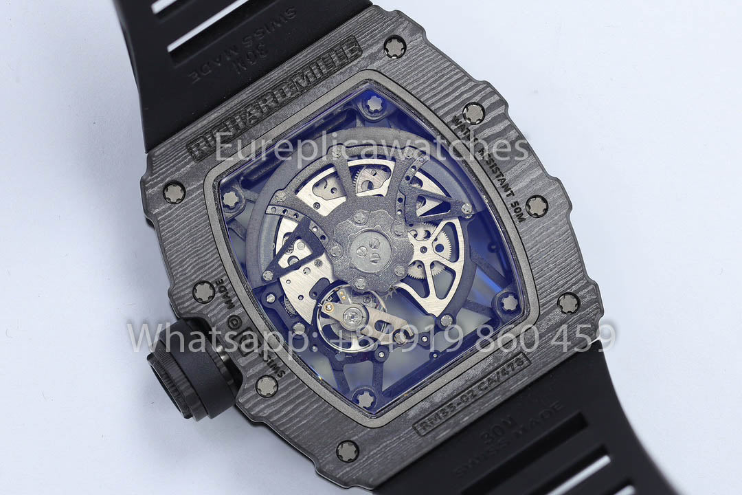 Richard Mille RM35-02 Rafael Nadal Black Carbon TPT versione migliore 1:1 ZF Fabbrica 2025 Version