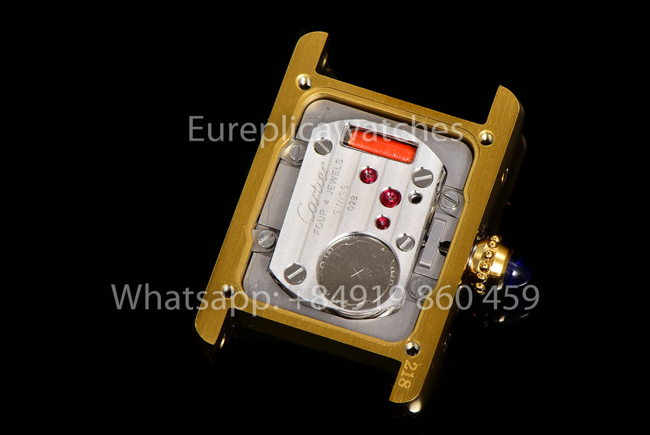 Cartier Tank TANK LOUIS CARTIER Mini versione migliore 1:1 Bianco and Yellow Oro