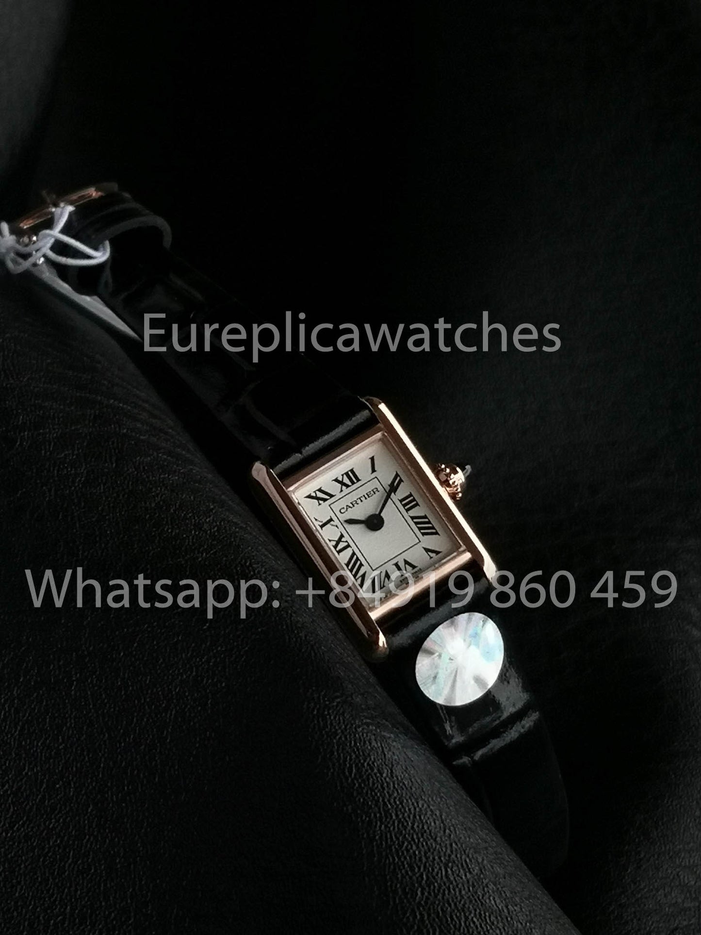 Cartier Tank TANK LOUIS CARTIER Mini versione migliore 1:1 F1 Fabbrica quadrante bianco Rosa Oro
