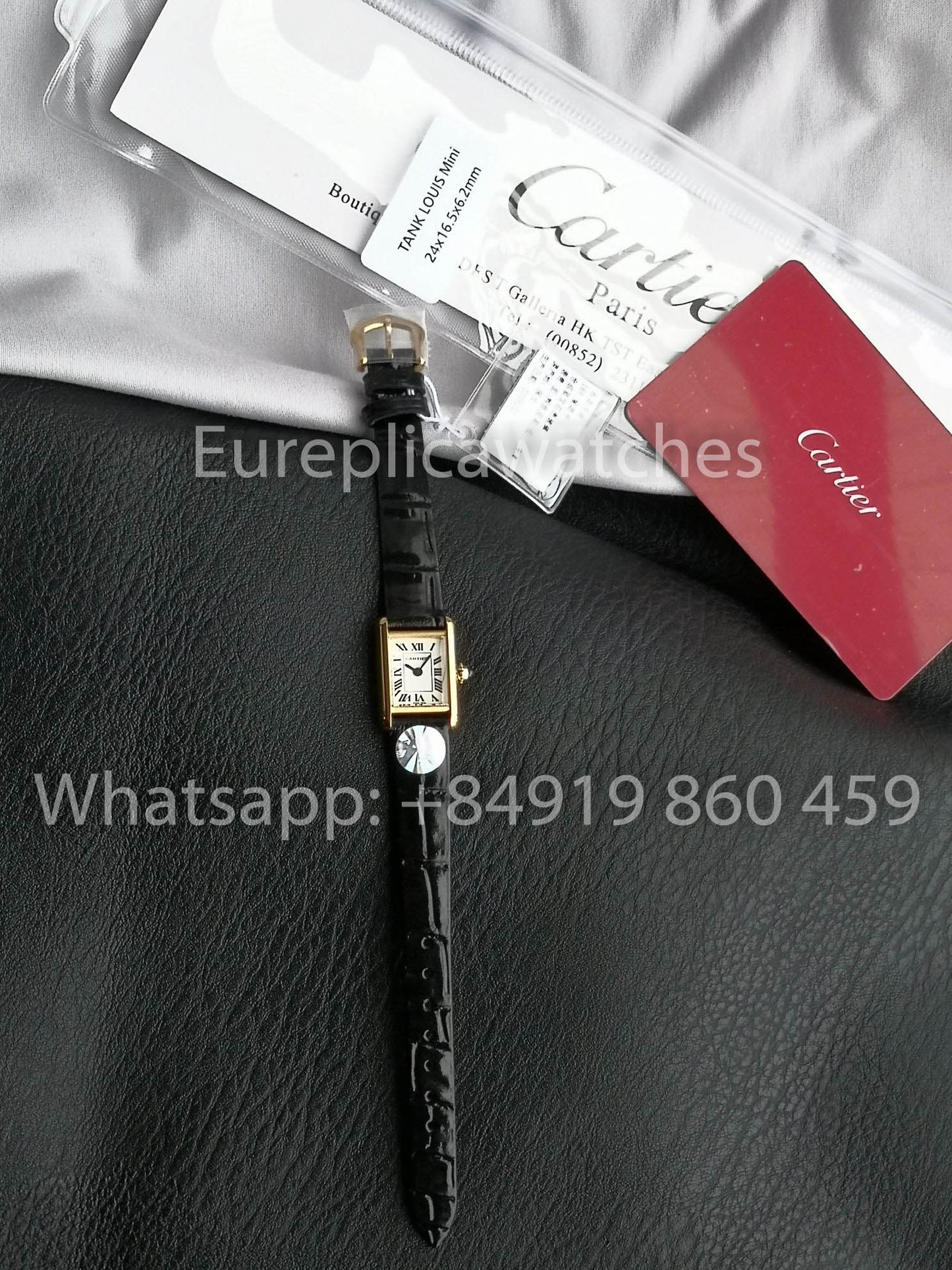 Cartier Tank TANK LOUIS CARTIER Mini versione migliore 1:1 Bianco and Yellow Oro