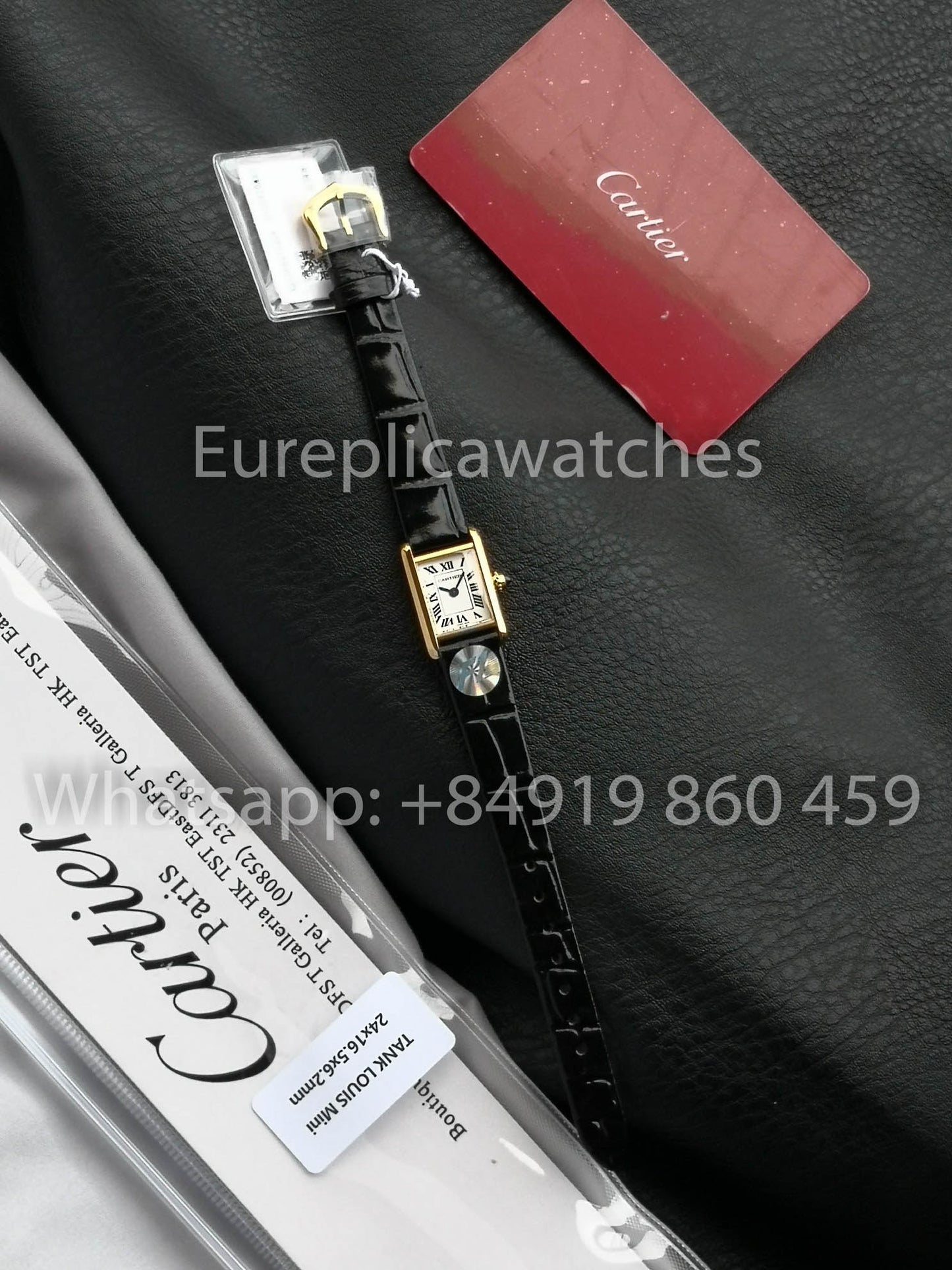 Cartier Tank TANK LOUIS CARTIER Mini versione migliore 1:1 Bianco and Yellow Oro