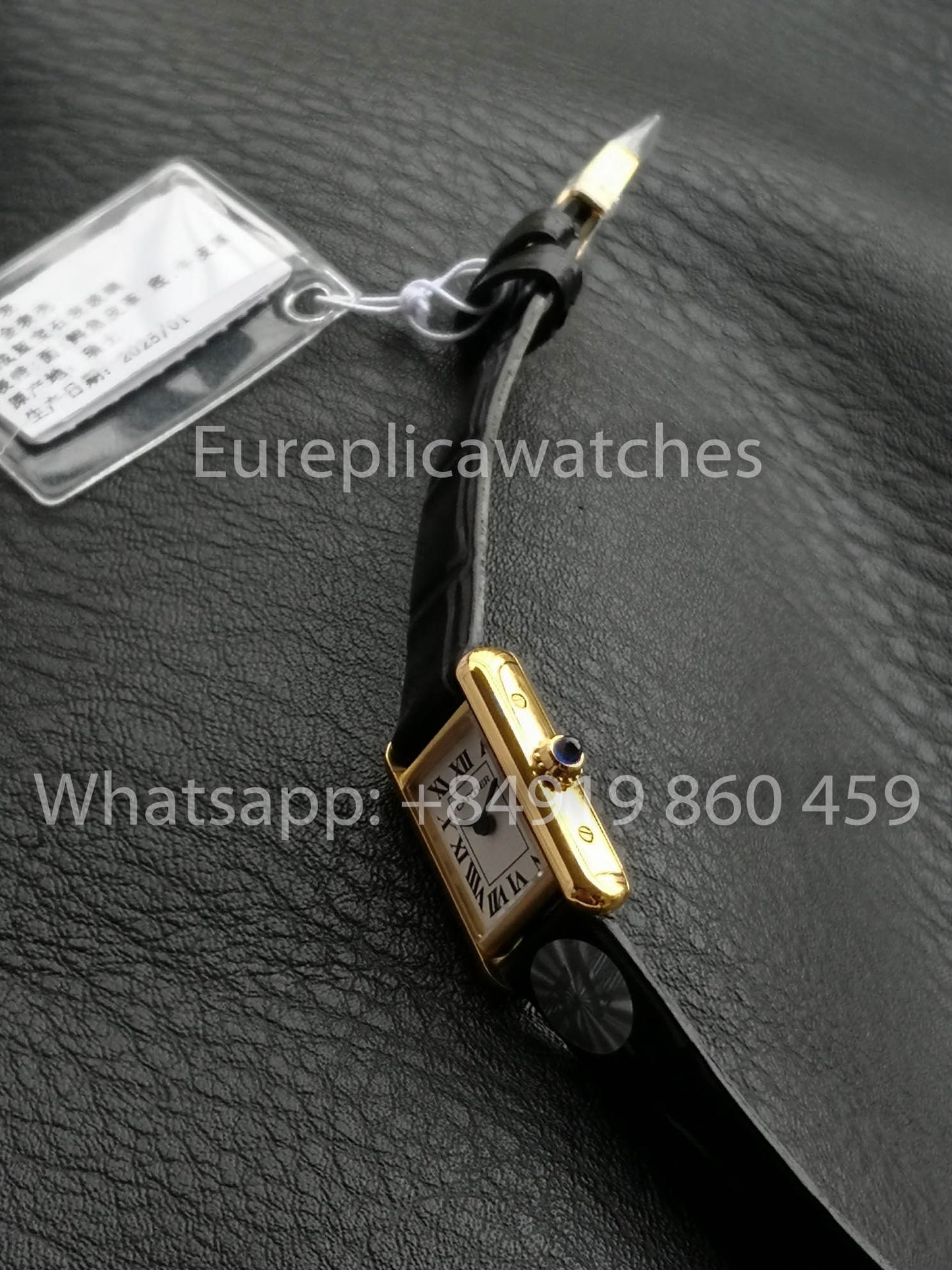 Cartier Tank TANK LOUIS CARTIER Mini versione migliore 1:1 Bianco and Yellow Oro
