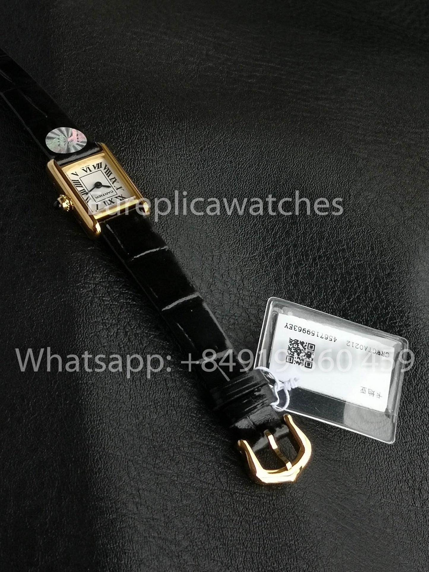 Cartier Tank TANK LOUIS CARTIER Mini versione migliore 1:1 Bianco and Yellow Oro