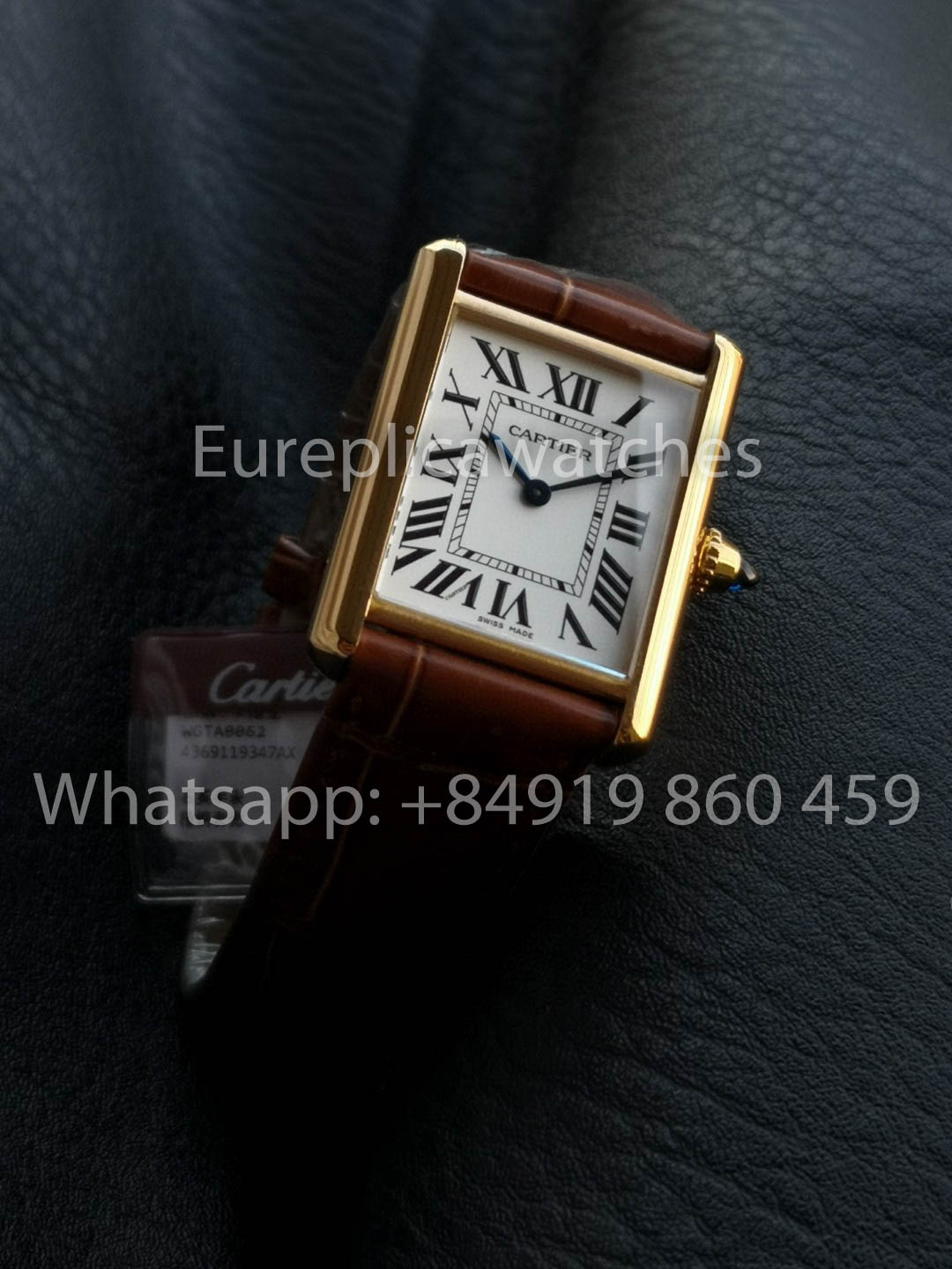 Cartier Tank TANK LOUIS CARTIER “Latest Hues” Edizione versione migliore 1:1 F1 Fabbrica Brown cinturino