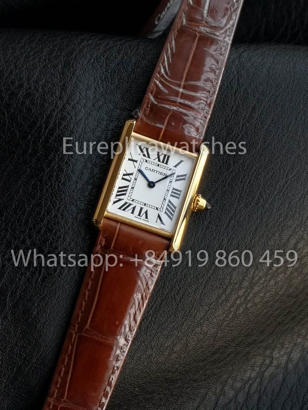Cartier Tank TANK LOUIS CARTIER “Latest Hues” Edizione versione migliore 1:1 F1 Fabbrica Brown cinturino
