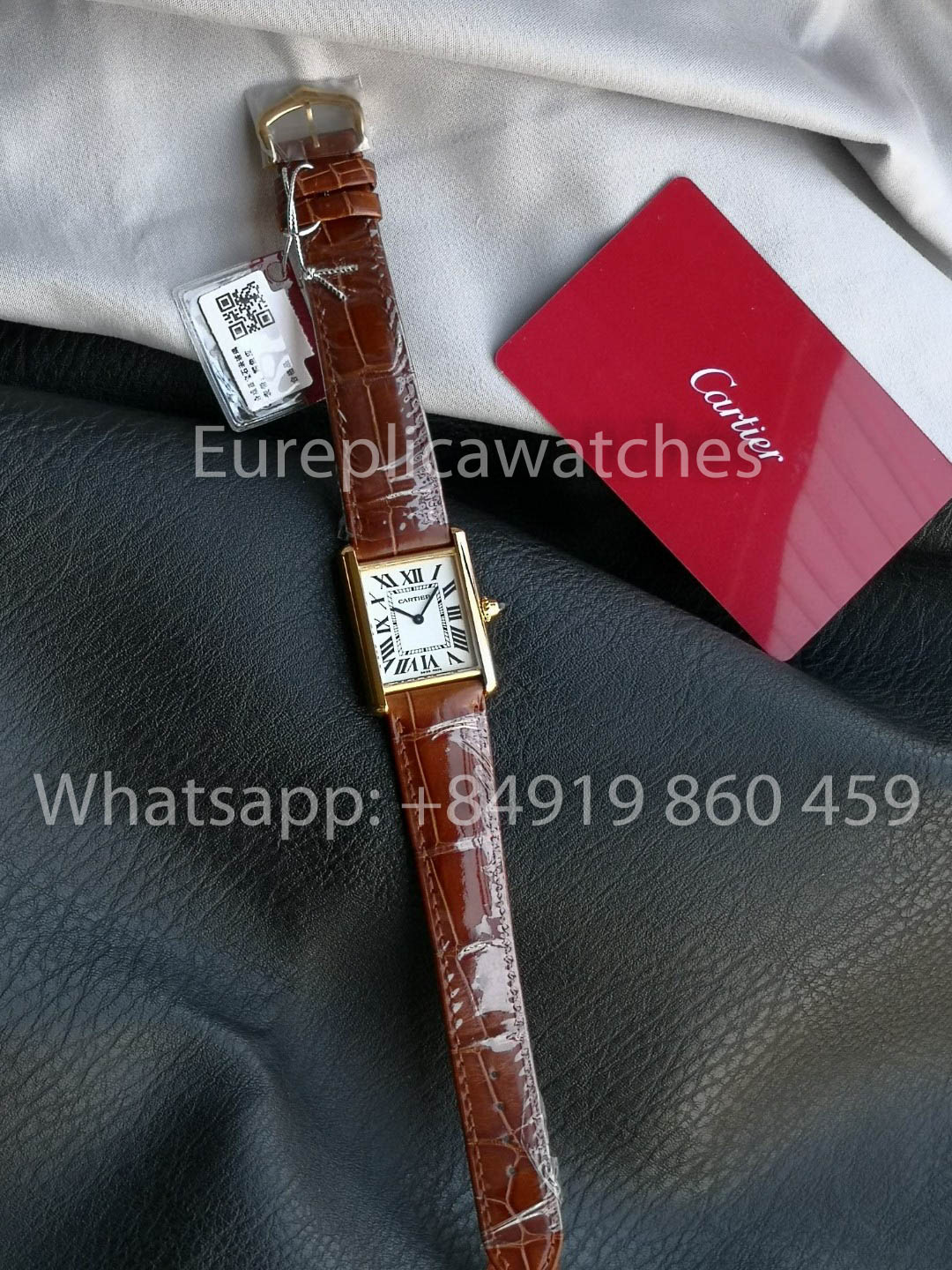 Cartier Tank TANK LOUIS CARTIER “Latest Hues” Edizione versione migliore 1:1 F1 Fabbrica Brown cinturino