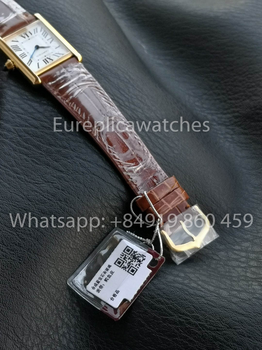 Cartier Tank TANK LOUIS CARTIER “Latest Hues” Edizione versione migliore 1:1 F1 Fabbrica Brown cinturino