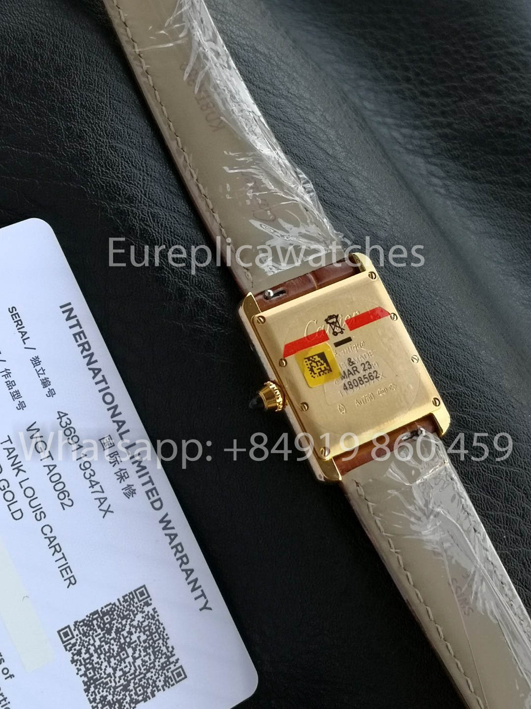 Cartier Tank TANK LOUIS CARTIER “Latest Hues” Edizione versione migliore 1:1 F1 Fabbrica Brown cinturino