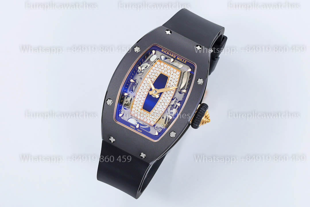 Richard Mille RM 07-01 Black Ceramic Black -Lip versione migliore 1:1 ZF Fabbrica