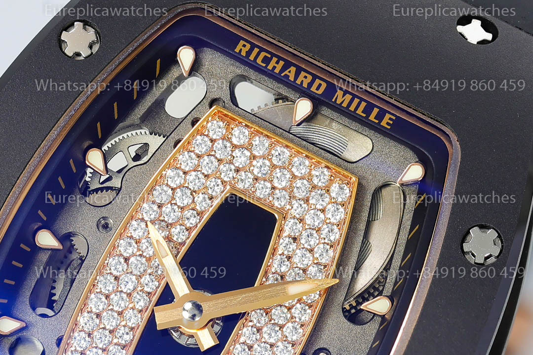 Richard Mille RM 07-01 Black Ceramic Black -Lip versione migliore 1:1 ZF Fabbrica