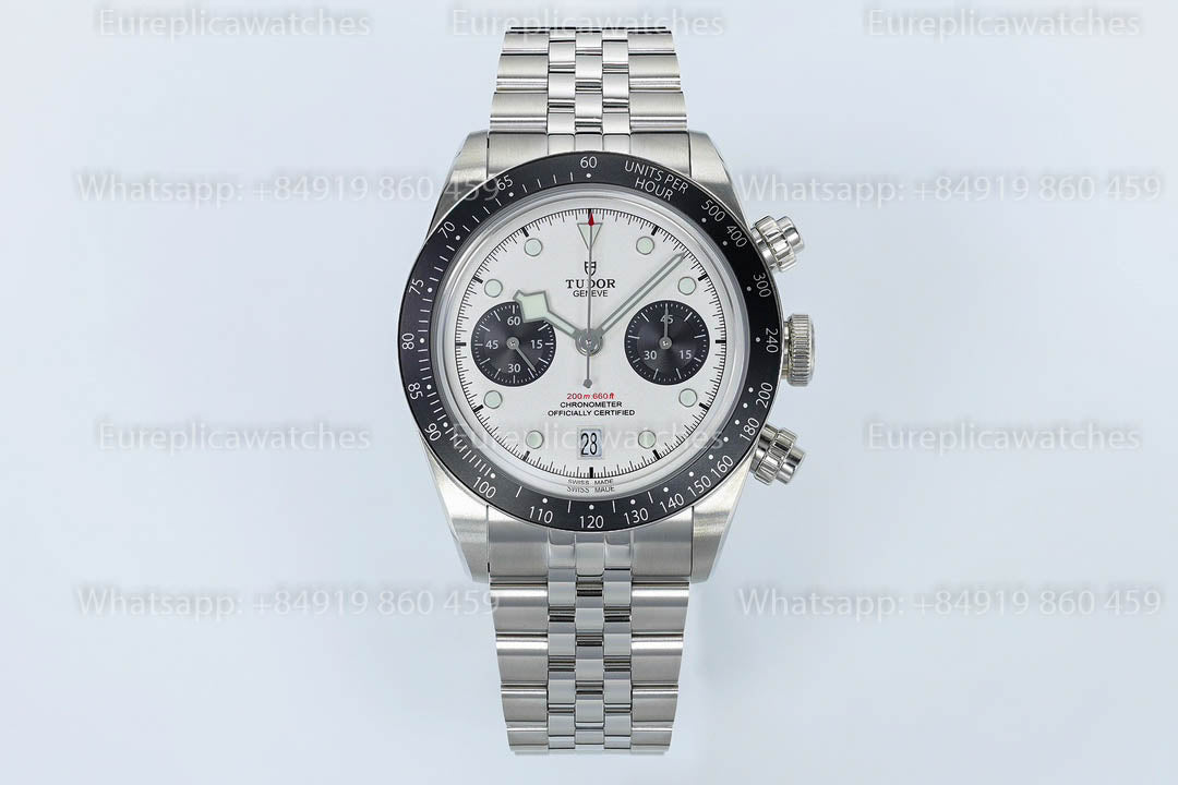 Tudor Black Bay Chrono M79360N-0014 ZF Fabbrica versione migliore 1:1 White Dial