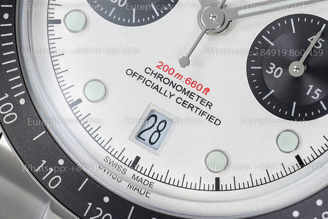 Tudor Black Bay Chrono M79360N-0014 ZF Fabbrica versione migliore 1:1 White Dial