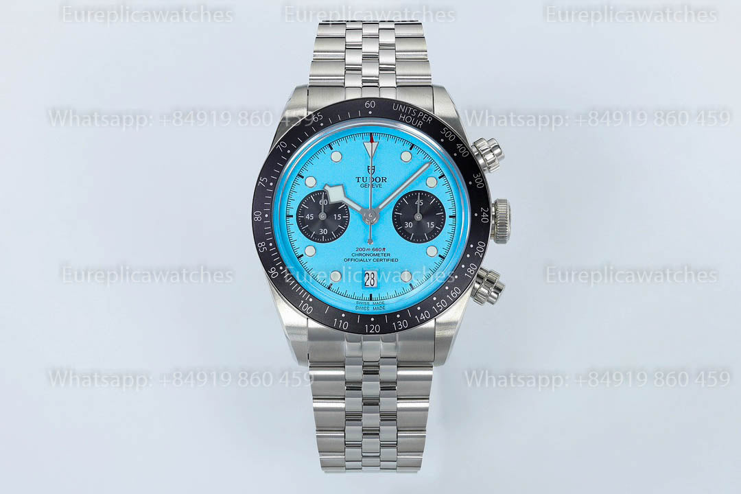 TUDOR BLACK BAY CHRONO STEEL M79360N-0024 ZF Fabbrica versione migliore 1:1 Tiffany dial