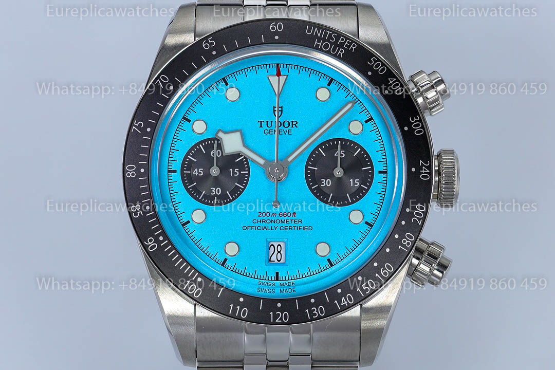TUDOR BLACK BAY CHRONO STEEL M79360N-0024 ZF Fabbrica versione migliore 1:1 Tiffany dial