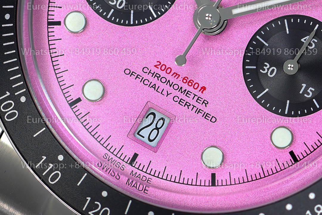 TUDOR BLACK BAY CHRONO STEEL M79360N-0019 41MM ZF Fabbrica versione migliore 1:1 Pink dial