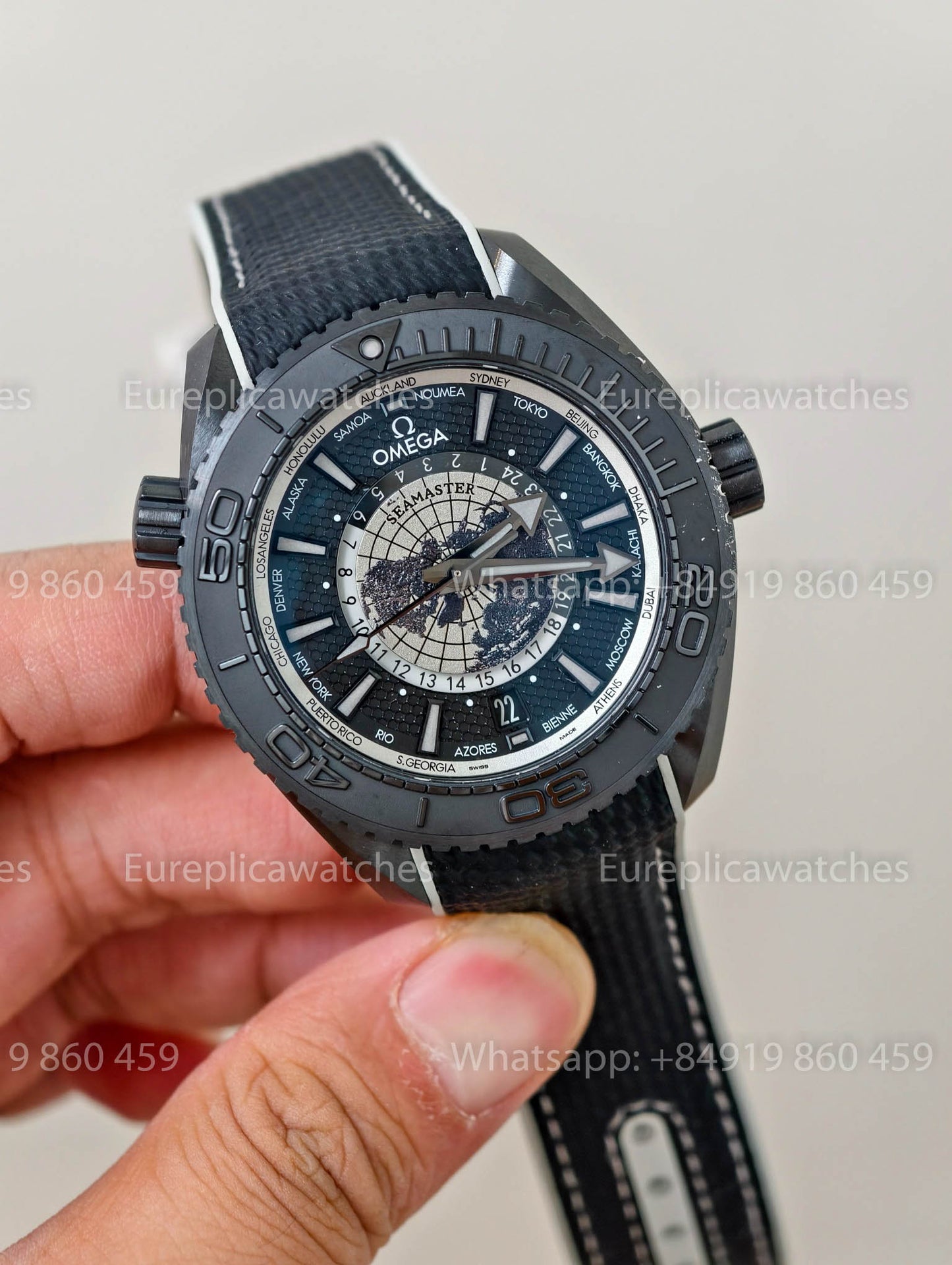 Omega Planet Ocean 600M Seamaster versione migliore 1:1 VS Fabbrica Nero ceramica Edizione